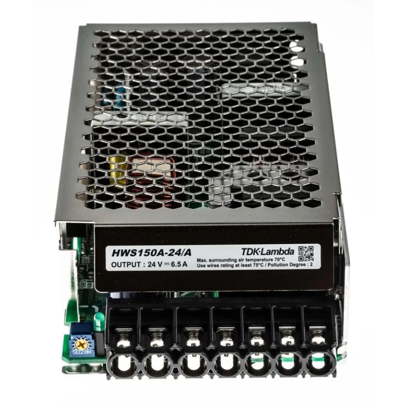TDK-Lambda Switching Power Supply 24V dc, 156W, 6.5A Output Current, Chassis Mount HWS150A-24/A