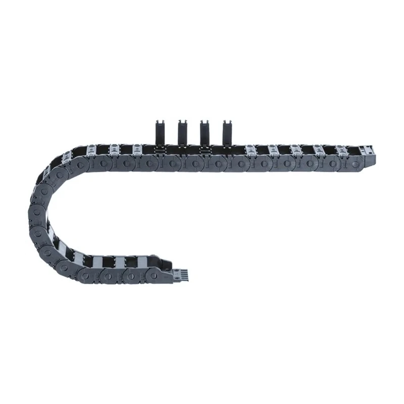 Igus Black E-Chain Cable Trunking 54mm Width x 35mm Depth x 1m Length with 100mm Minimum Bend Radius, Igumid GLW W54mm
