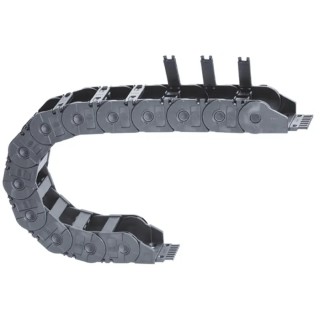 Igus Black E-Chain Cable Trunking W95mm x D64 mm, Length 1 m, Minimum Bend Radius 200 mm, Igumid G Material W95mm
