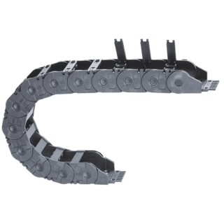 Igus Black Cable Trunking E-Chain W135mm x D64mm x L1m, Minimum Bend Radius 150mm, Igumid G Material W135mm