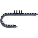 Igus 2500 Series Cable Trunking Black, W119 mm x D35 mm, Length 1 m, Minimum Bend Radius 55 mm, Igumid GLW Material W119mm