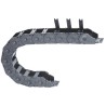 Igus Black Cable Trunking, Width 135mm x Depth 64mm, Length 1m, Minimum Bend Radius 125mm, Igumid G W135mm