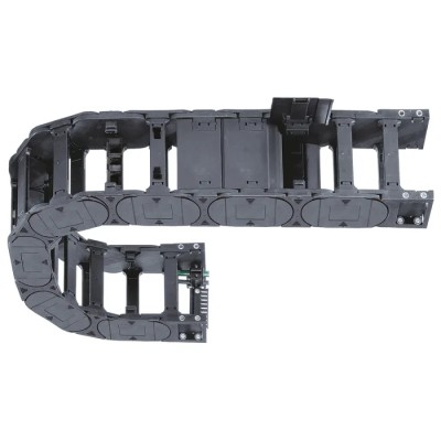 Igus Black Cable Trunking e-chain, Width 284mm x Depth 84mm x Length 1m, Minimum Bend Radius 250mm, Material Igumid W284mm