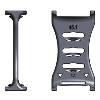 Igus Cable Trunking Accessory Igumid G Material Black 45 mm Height 14 mm Width 45.1