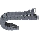 Igus Cable Trunking e-chain Black, Width 76 mm x Depth 39 mm, Length 1 m, Minimum Bend Radius 125 mm, Material Igumid G W76mm
