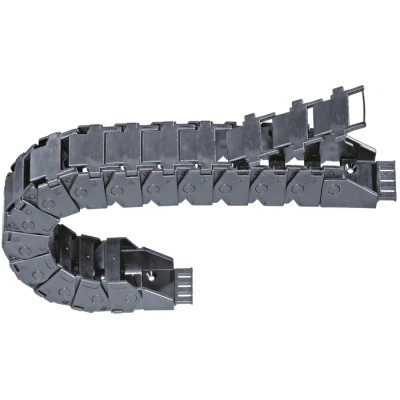 Igus Cable Trunking e-chain Black, Width 76 mm x Depth 39 mm, Length 1 m, Minimum Bend Radius 125 mm, Material Igumid G W76mm