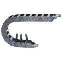 Igus Black Cable Trunking, Width 66 mm x Depth 50 mm, Length 1 m, Minimum Bend Radius 100 mm, Material Igumid G W66mm