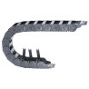 Igus Black Cable Trunking, Width 66 mm x Depth 50 mm, Length 1 m, Minimum Bend Radius 100 mm, Material Igumid G W66mm