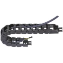 Igus e-chain Cable Trunking Black Igumid NB Width 28.2mm Depth 19.3mm Length 1m Minimum Bend Radius 38mm Z08.20.038.0