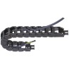 Igus e-chain Cable Trunking Black Igumid NB Width 28.2mm Depth 19.3mm Length 1m Minimum Bend Radius 38mm Z08.20.038.0