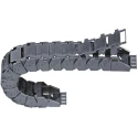 Igus Series 17 Black Cable Trunking, W93mm x D39mm, Length 1m, Minimum Bend Radius 125mm, Igumid GLW W93mm