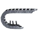 Igus Black Cable Trunking W66mm x D50 mm x L1 m with 125 mm Minimum Bend Radius Igumid G Material W66mm