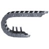 Igus Black Cable Trunking W66mm x D50 mm x L1 m with 125 mm Minimum Bend Radius Igumid G Material W66mm