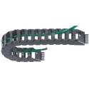Igus Black Cable Trunking e-chain Z16 with Width 50.5mm, Depth 39mm, Length 1m, Minimum Bend Radius 60mm Z16.3.060.0