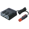 Pro Car Surface Mount Female Cigarette Lighter Socket 16A Black 2m Cable 67601500