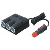 Pro Car Surface Mount Female Cigarette Lighter Socket 16A Black 2m Cable 67601500