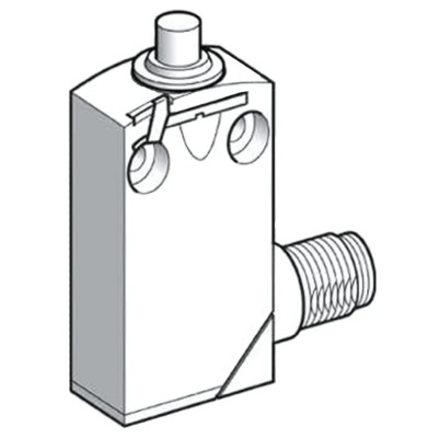 Telemecanique Sensors OsiSense XC Series Plunger Limit Switch, 1 CO Contact, Zinc Alloy Housing, IP66/IP67/IP68 XCMD2110M12