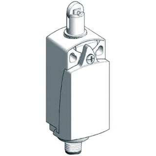Telemecanique Sensors OsiSense XC Series Roller Plunger Limit Switch, 1 NO/1 NC, IP66 IP67, Plastic Housing XCKP2102M12