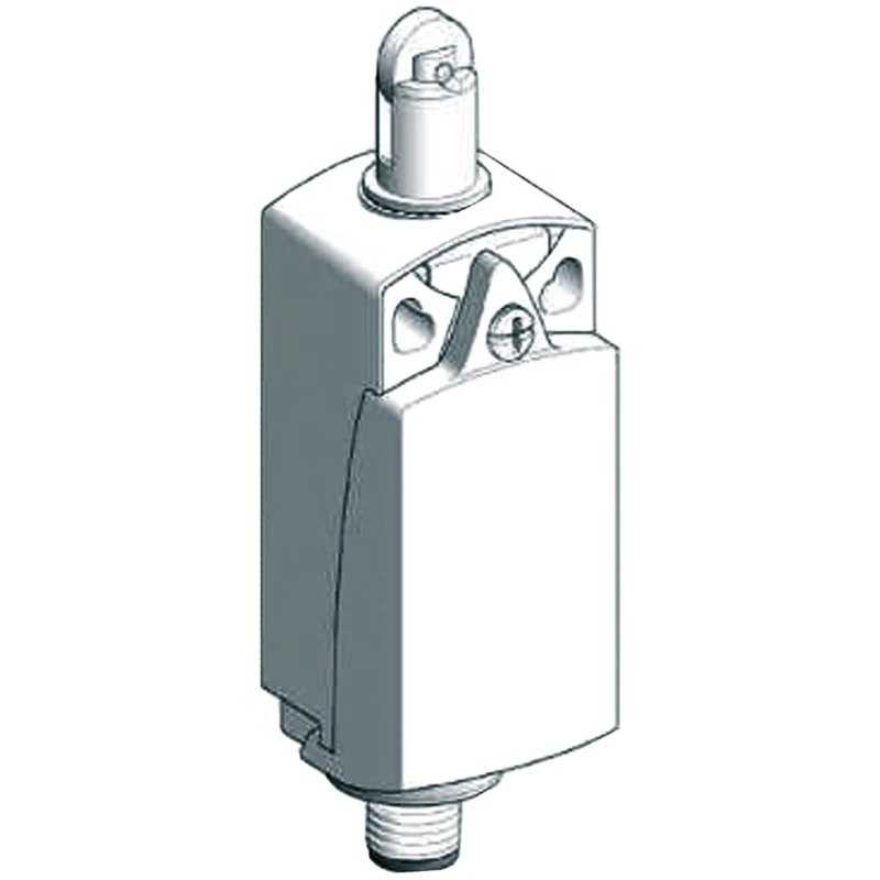Telemecanique Sensors OsiSense XC Series Roller Plunger Limit Switch, 1 NO/1 NC, IP66 IP67, Plastic Housing XCKP2102M12