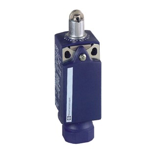 Telemecanique Sensors OsiSense XC Series Roller Plunger Limit Switch 1 NO/1 NC, IP66, IP67, Plastic Housing XCKP2102N12