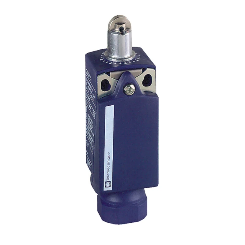 Telemecanique Sensors OsiSense XC Series Roller Plunger Limit Switch 1 NO/1 NC, IP66, IP67, Plastic Housing XCKP2102N12