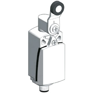 Telemecanique Sensors OsiSense XC Series Roller Lever Limit Switch 1 NO/1 NC Zinc Alloy Housing 240V AC XCKD2118M12