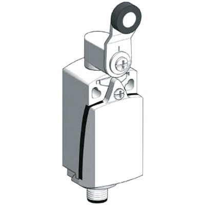 Telemecanique Sensors OsiSense XC Series Roller Lever Limit Switch 1 NO/1 NC Zinc Alloy Housing 240V AC XCKD2118M12