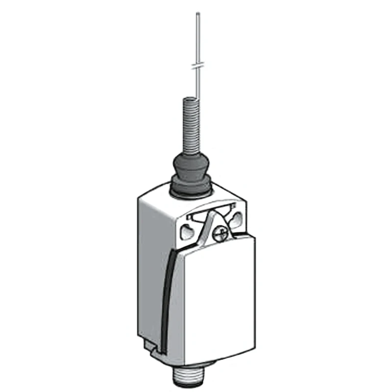 Telemecanique Sensors OsiSense XC Series Cats Whisker Limit Switch, 1 NO/1 NC, IP66 IP67, Zinc Alloy Housing XCKD2106M12