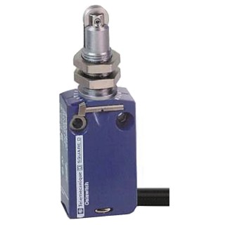 Telemecanique Sensors OsiSense XC Series Roller Plunger Limit Switch 400V Snap Action 1 NO/1 NC Zinc Alloy Housing XCMD21F2L5