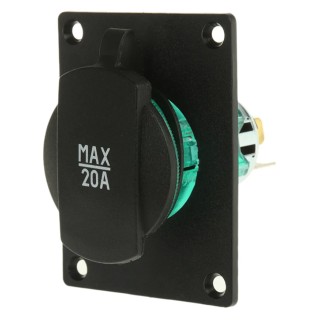 Pro Car Automotive Connector Female Black Screw Termination 20A Current IP67 Rated 68041000