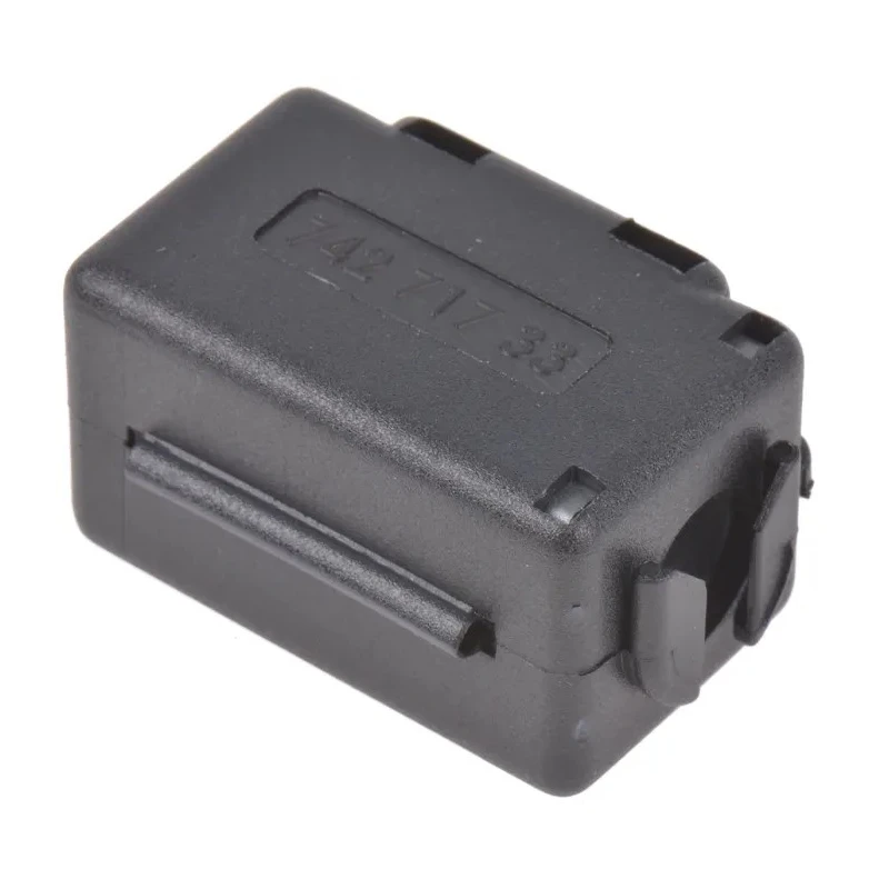 Wurth Elektronik Openable Diameter 8 mm Snap Ferrite Sleeve Starfix Series with 125Ω Impedance at 25 MHz 74271733S