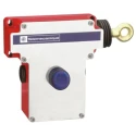 Telemecanique Sensors Rope Pull Switch Left Side Mounting, 5.6 in Length, 1 NO/1 NC Contacts, IP65, Mechanical Life XY2-CE