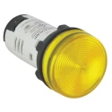 Schneider Electric Panel Mount Yellow LED Pilot Light Harmony XB7 22 mm Cutout IP20 IP65 Round XB7EV05MP