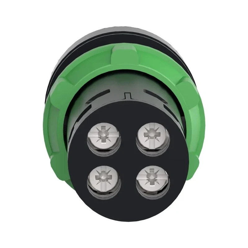 Schneider Electric Harmony XB7 Series Push Button Switch, Spring Return, Panel Mount, 22 mm Cutout, SPDT, Green LED XB7NA35
