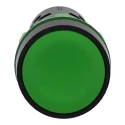 Schneider Electric Harmony XB7 Series Push Button Switch, Spring Return, Panel Mount, 22 mm Cutout, SPDT, Green LED XB7NA35