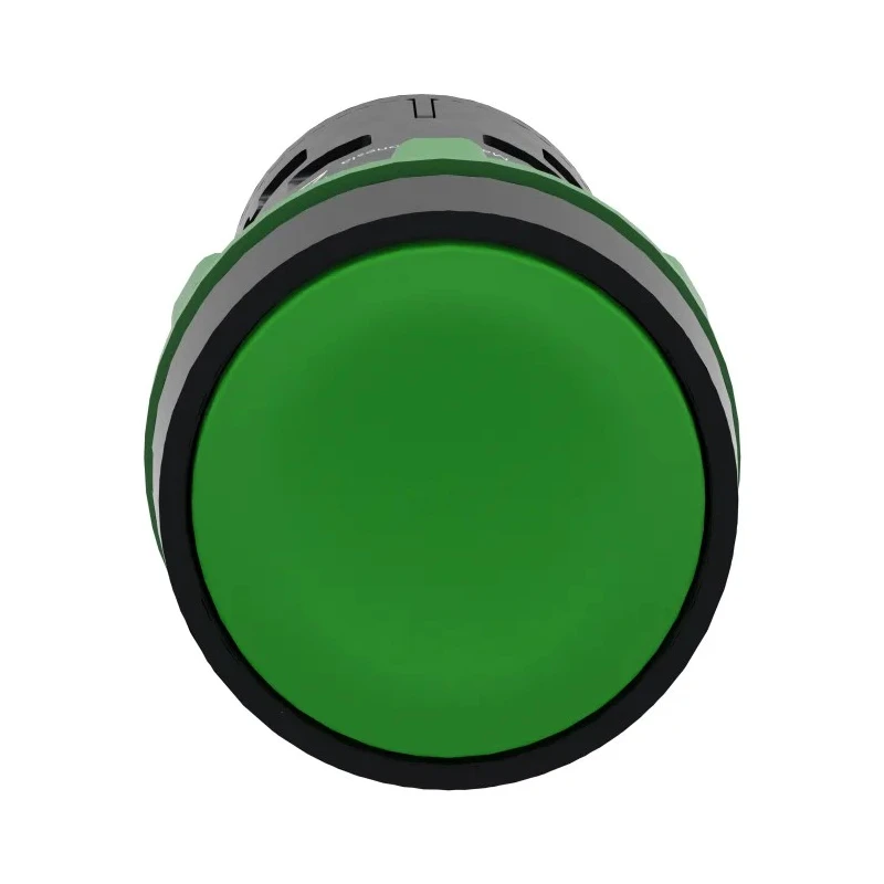Schneider Electric Harmony XB7 Series Push Button Switch, Spring Return, Panel Mount, 22 mm Cutout, SPDT, Green LED XB7NA35