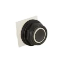 Schneider Electric Harmony 9001SK Series Panel Mount Spring Return Push Button Switch SPST Black LED 30 mm 9001SKR1BH6