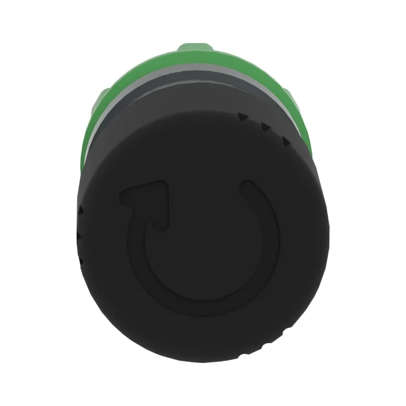 Schneider Electric Harmony XB5 Series Black Latching Round Push Button Head 30mm Diameter 22mm Cutout IP69K, IP66 ZB5AS42
