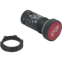 Schneider Electric Harmony XB7 Series Push Button Switch, Spring Return, Panel Mount, 22 mm Cutout, SPST, Red LED XB7NA4234