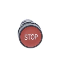 Schneider Electric Harmony XB7 Series Push Button Switch, Spring Return, Panel Mount, 22 mm Cutout, SPST, Red LED XB7NA4234