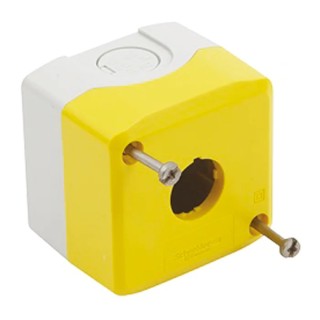 Schneider Electric Yellow Plastic XAL Control Station Enclosure 1 Hole 22 mm Diameter XALK01H7