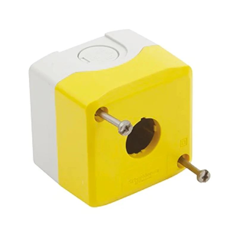 Schneider Electric Yellow Plastic XAL Control Station Enclosure 1 Hole 22 mm Diameter XALK01H7