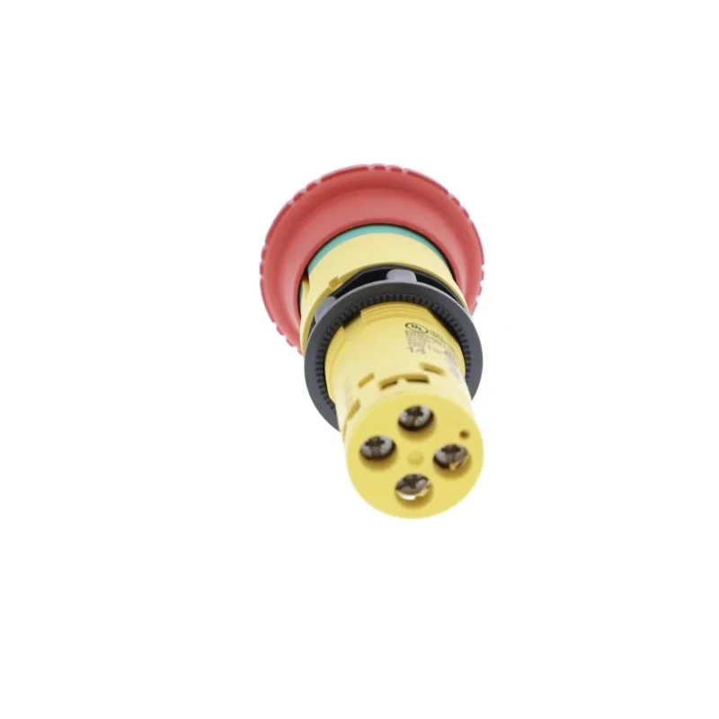 Schneider Electric Emergency Stop Push Button Panel Mount 22mm Cutout 1 NO 1 NC Red Plastic XB7NS8445