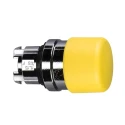 Schneider Electric Harmony XB4 Yellow Momentary Round Push Button Head 22 mm Cutout Plastic IP69K IP66 ZB4BC54