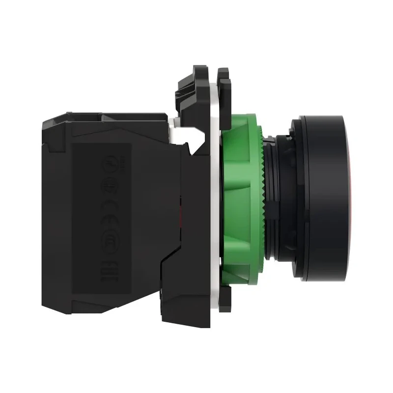 Schneider Electric Harmony XB5 Series Push Button Switch, Spring Return, Panel Mount, 22 mm Cutout, SPST, Red LED XB5AA4322