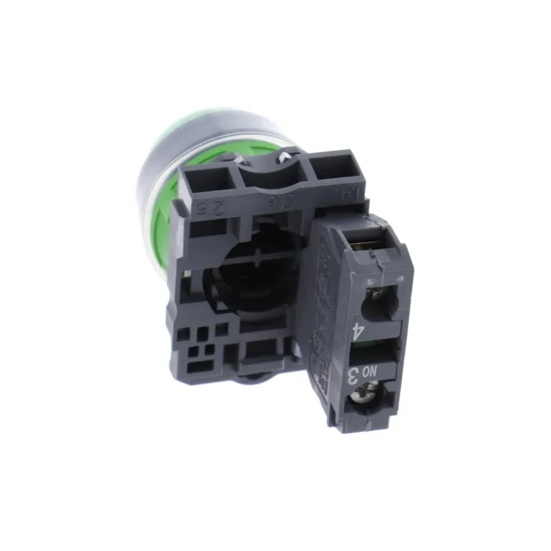 Schneider Electric Harmony XB5 Series Push Button Switch, Spring Return, Panel Mount, 22 mm Cutout, SPST Contact XB5AP21
