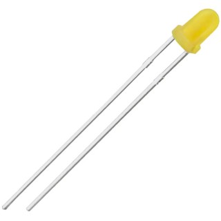 Wurth Elektronik 2.6 V Yellow LED 3 mm T-1 Through Hole LED WL-TMRC 151031YS05900