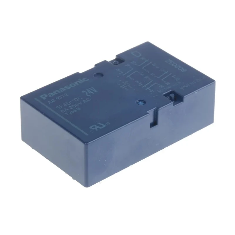 Panasonic PCB Force Guided Relay 24V DC Coil Voltage 4-Pole 4PDT SF4D24D
