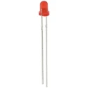 Wurth Elektronik 2.6 V Red LED 3 mm (T-1) Through Hole WL-TMRC 151031SS06000