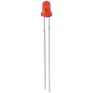 Wurth Elektronik 2.6 V Red LED 3 mm (T-1) Through Hole WL-TMRC 151031SS06000